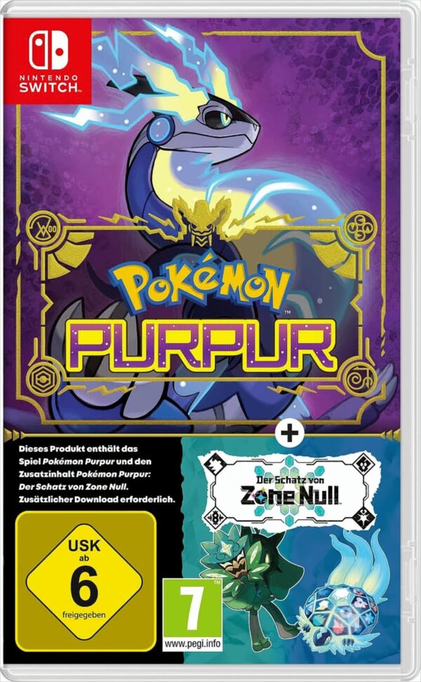 Pokemon Purpur + Schatz von Zone Null SWITCH Erweiterung als DLC