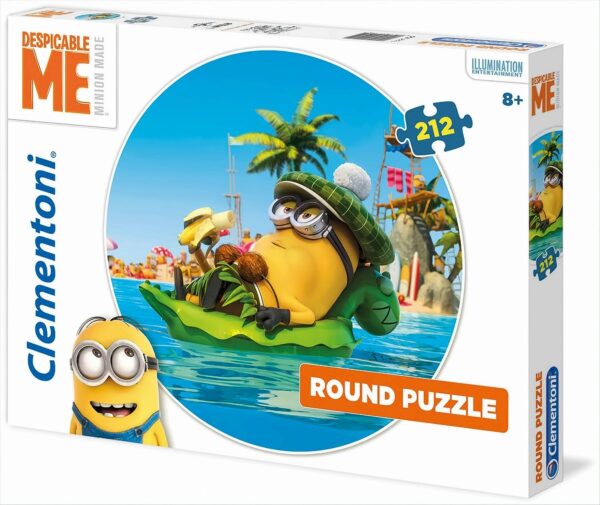 Rundpuzzle, 212 Teile - Minions