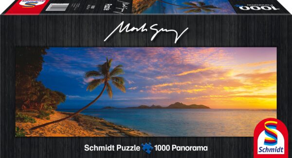 Tokoriki Island Sunset - Mamanuca Islands, Fiji, 1000 Teile Puzzle