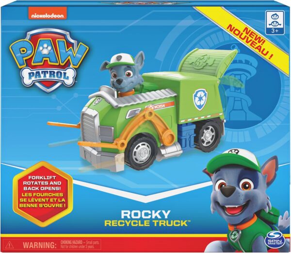 PAW Patrol – Rocky's Recycling Truck mit Pop-Out-Werkzeug und beweglichem Gabelstapler