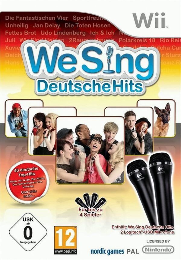 We Sing: Deutsche Hits - inklusive. 2 Mikrofone