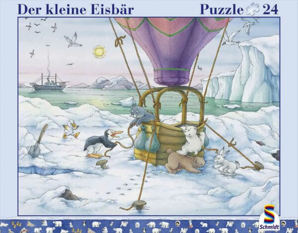 Rahmenpuzzle - Der kleine Eisbär - 24 Teile