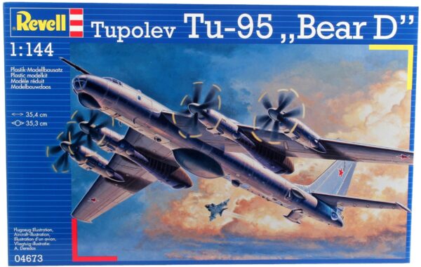 Revell Tupolev Tu-95, Bear im Maßstab 1:144