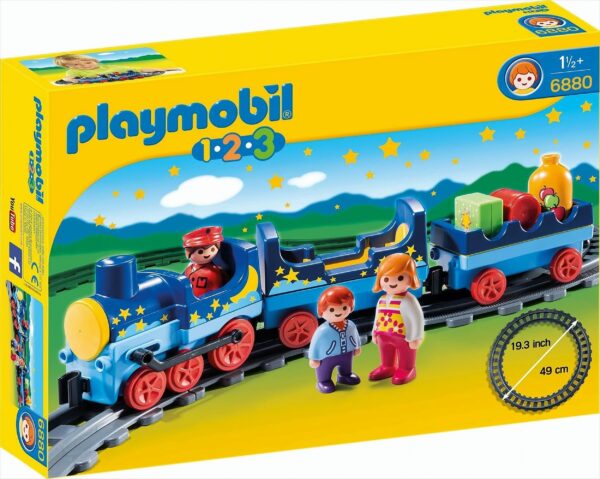 PLAYMOBIL 1.2.3 6880 Sternchenbahn mit Schienenkreis