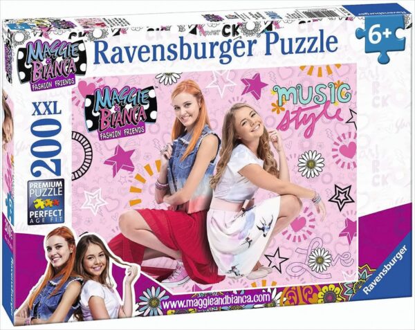 Puzzle Maggie und Bianca - Freundschaft und Musik, 200 XXL-Teile