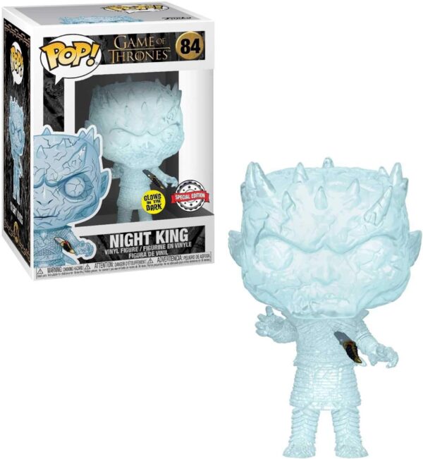 Funko Pop Game of Thrones Crystal Night King with Dagger Glow