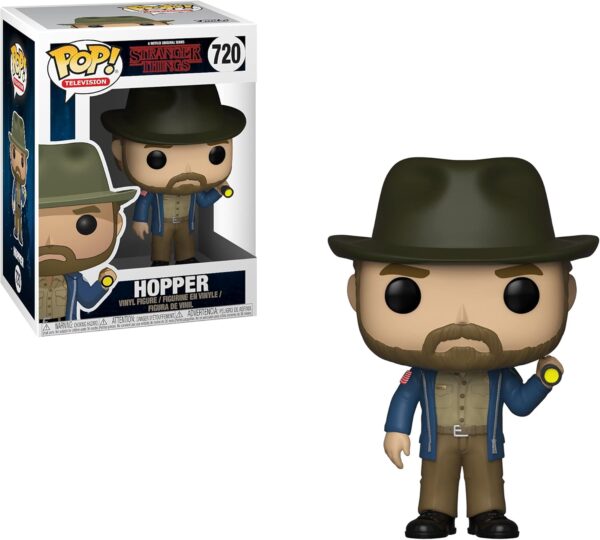 Funko POP - Stranger Things: Hopper Mit Flashlight