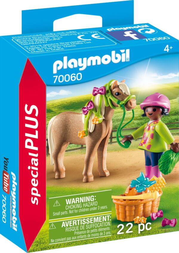 PLAYMOBIL 70060 - Special Plus - Mädchen mit Pony