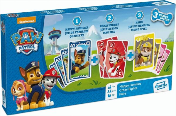 Spielebox 3 in 1 - Paw Patrol