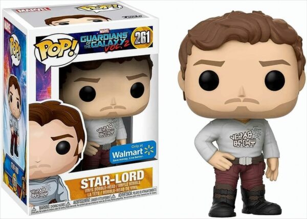 Figur POP - Marvel Guardians Of The Galaxy 2 - STAR-LORD with Gear Shift Shirt Exclusive