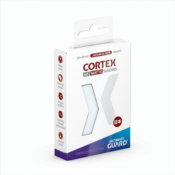 UG Cortex Sleeves Japan S. Matt Transparent 60 ct.