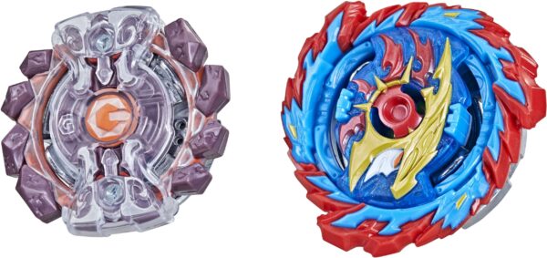 Beyblade Burst Surge Speedstorm Mirage Helios H6 and Gaianon G6