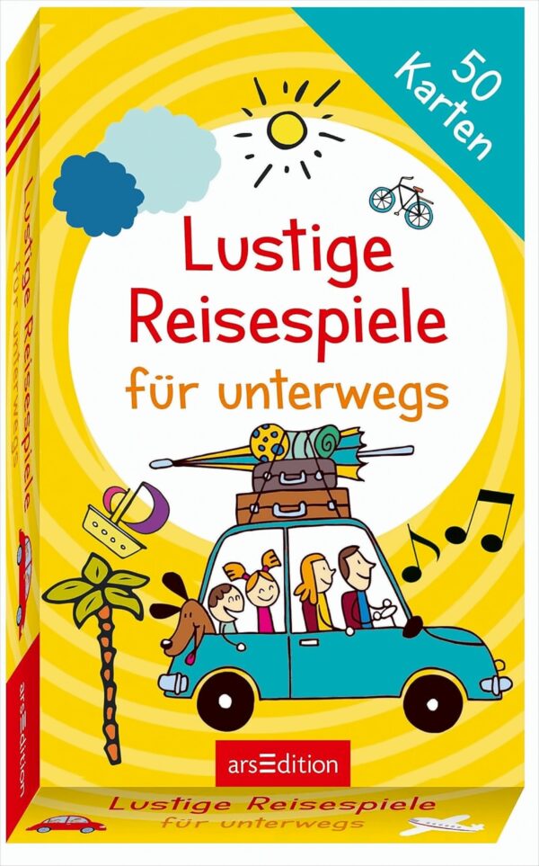 Lustige Reisespiele für unterwegs