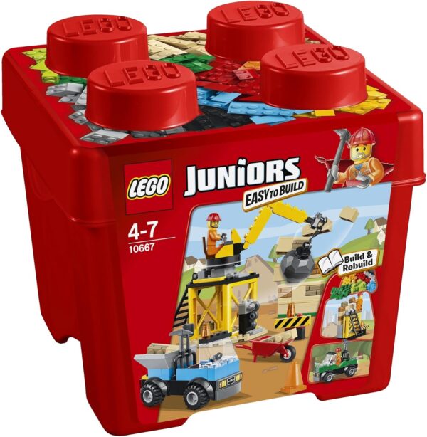 LEGO Juniors 10667 - Starter Steinebox Baustelle