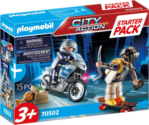 PLAYMOBIL 70502 - City Action - Starter Pack Polizei Ergänzungsset