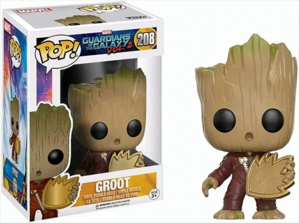 Funko Pop - Guardians of The Galaxy 2 - Young Groot with Shield 208