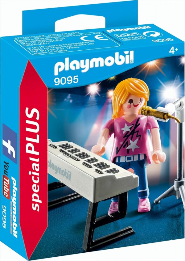 PLAYMOBIL 9095 Sängerin am Keyboard