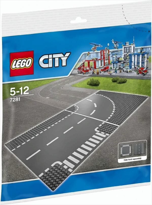 LEGO City 7281 - Kurve und T-Kreuzung