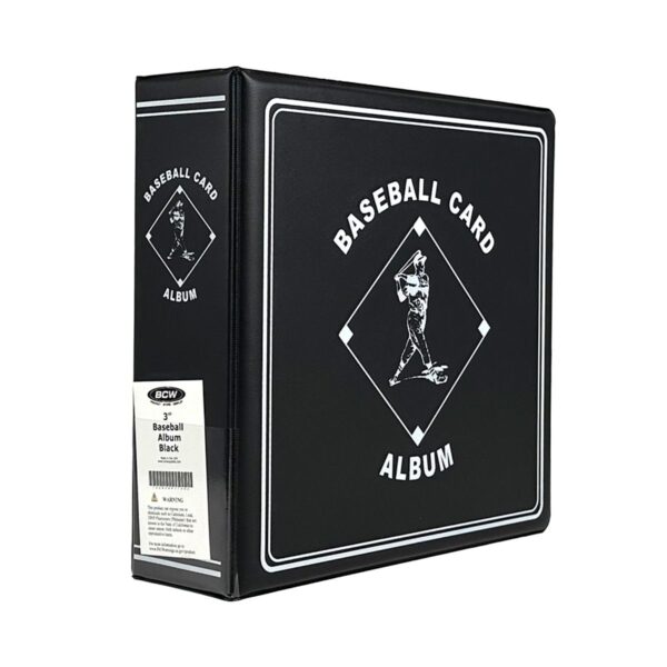 BCW Baseball Album black 3"