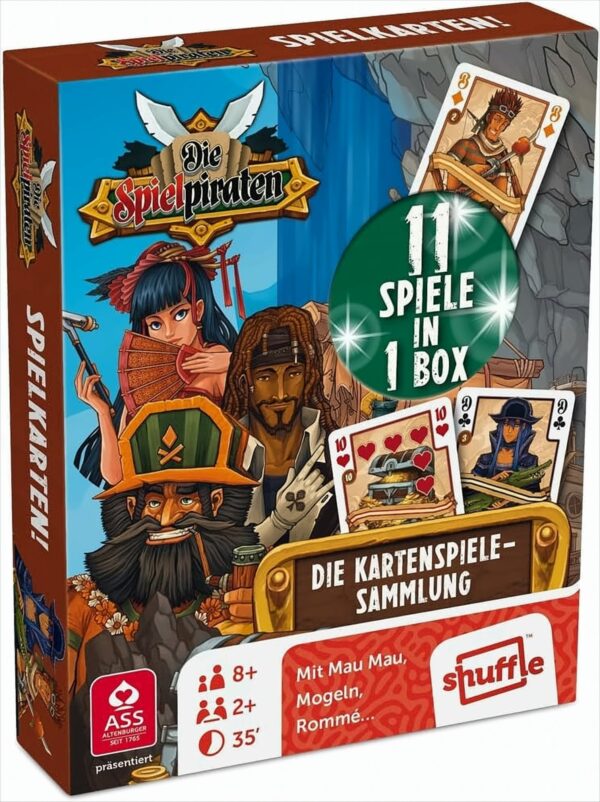 SpielKarten! - Die Spielpiraten (10 Spiele in 1 Box)