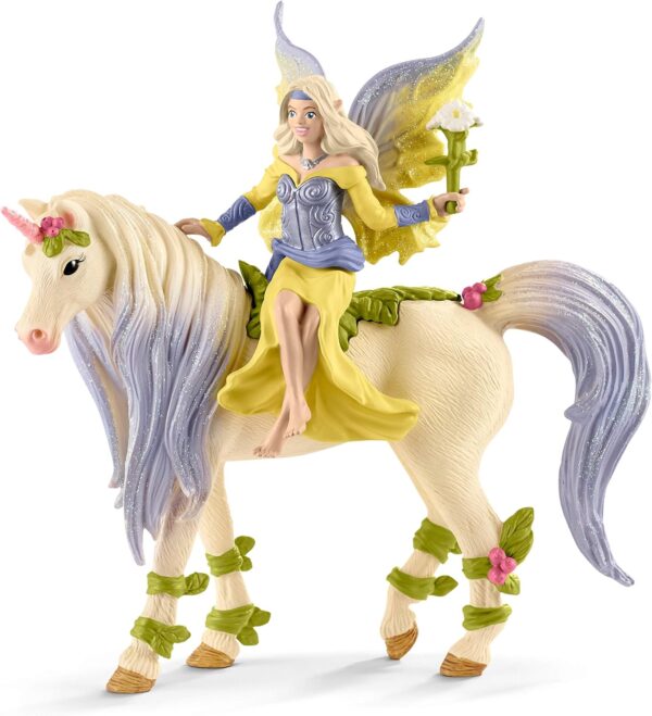 schleich 70565 Fee Sera mit Blüten Einhorn