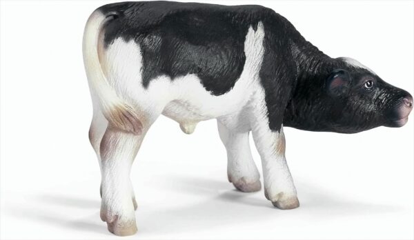 SCHLEICH 13615 Kalb Schwarzbunt, saugend