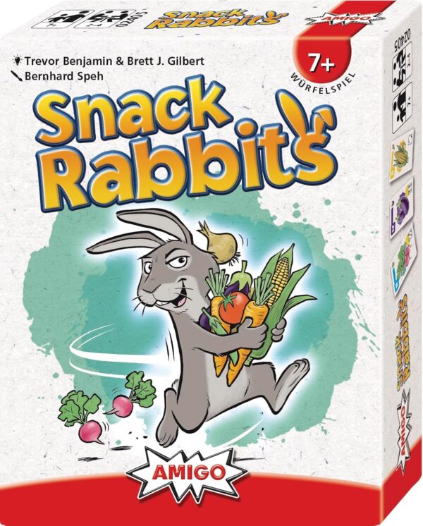 Snack Rabbits Kartenspiel, Mehrfarbig