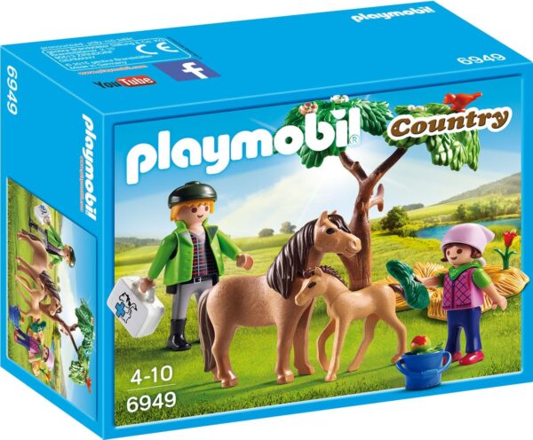 Playmobil 6949 - Ponymama mit Fohlen