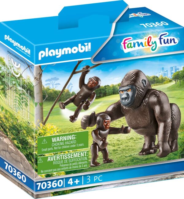 PLAYMOBIL 70360 - Family Fun - Gorilla mit Babys