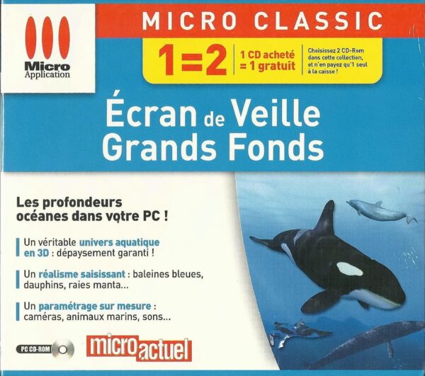 Ecran de veille Grands fonds (französische Version)