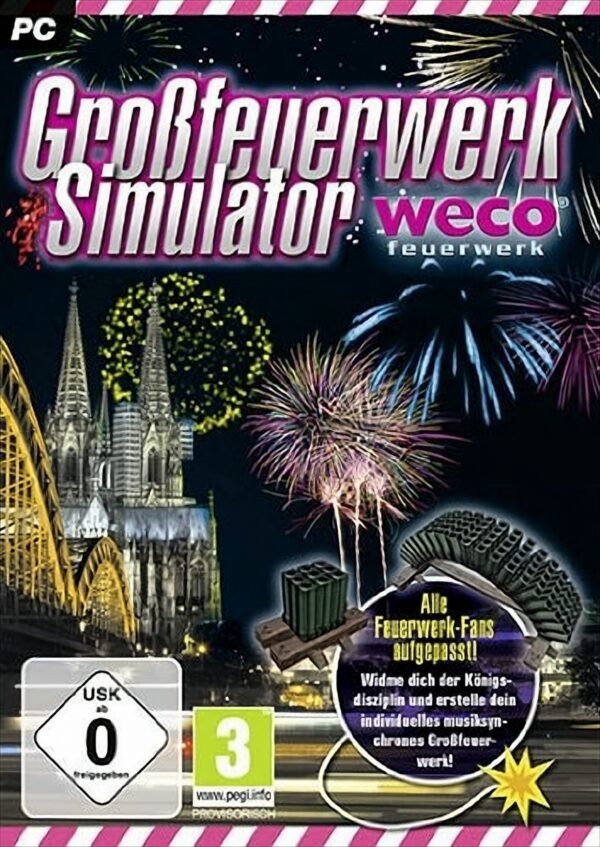 Großfeuerwerk Simulator 2014