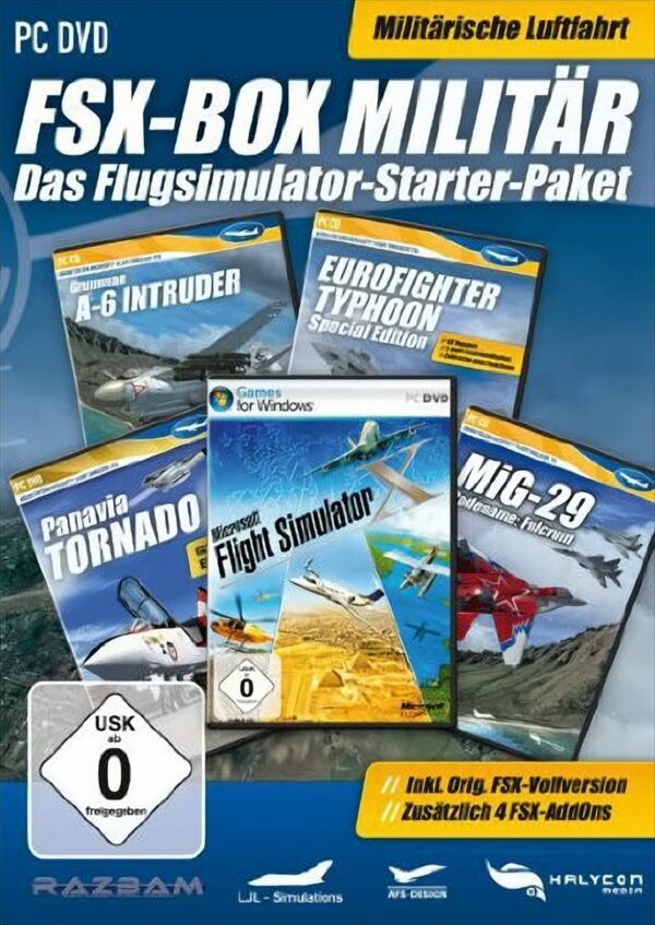 Flight Simulator X Box Militär