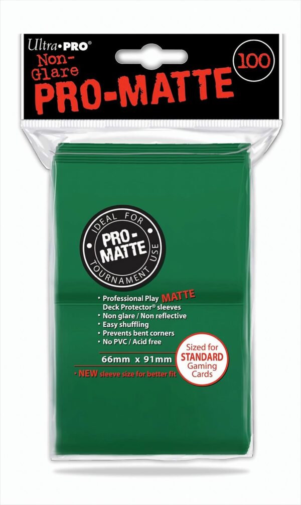 UP Pro-Matte Sleeves green (100 ct.)