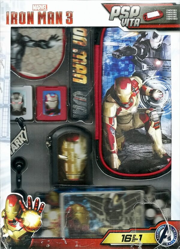 Zubehör Set 16in1 für Sony PSP "Avengers - Iron Man"