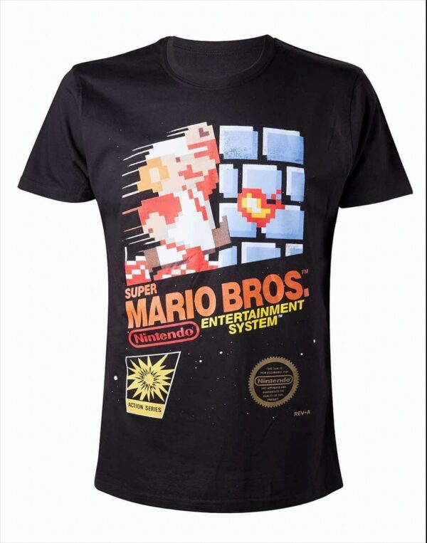 Nintendo T-Shirt -XL- Super Mario Brother, schwarz