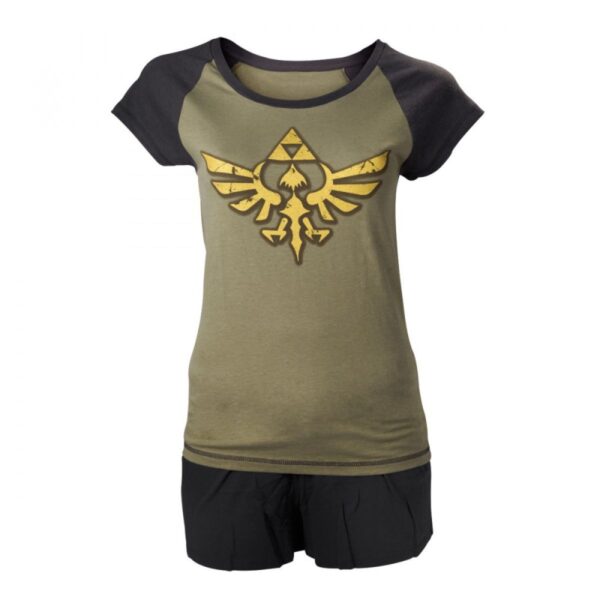 Nintendo Zelda Triforce Pyjama schwarz -XL-