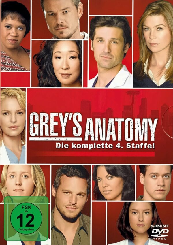 Grey's Anatomy: Die jungen Ärzte - Die komplette 4. Staffel (5 Discs)