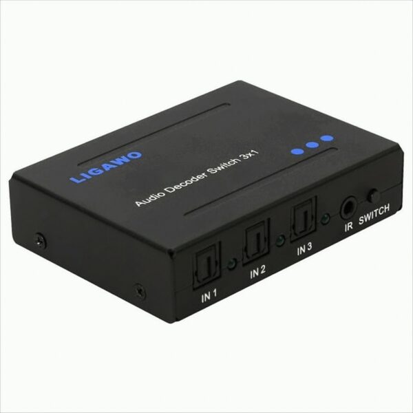 Ligawo 6518742 Toslink Switch 3x1 - Audio Decoder DAC