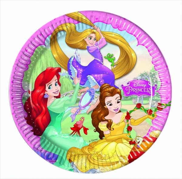 Disney Traumprinzessinnen Pappteller Groß 23cm