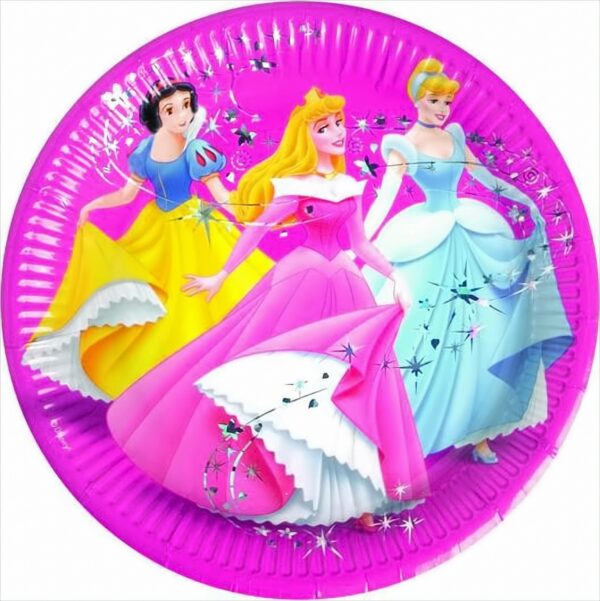 Princess Magic Prismatic Pappteller Groß Prismatisch 23cm