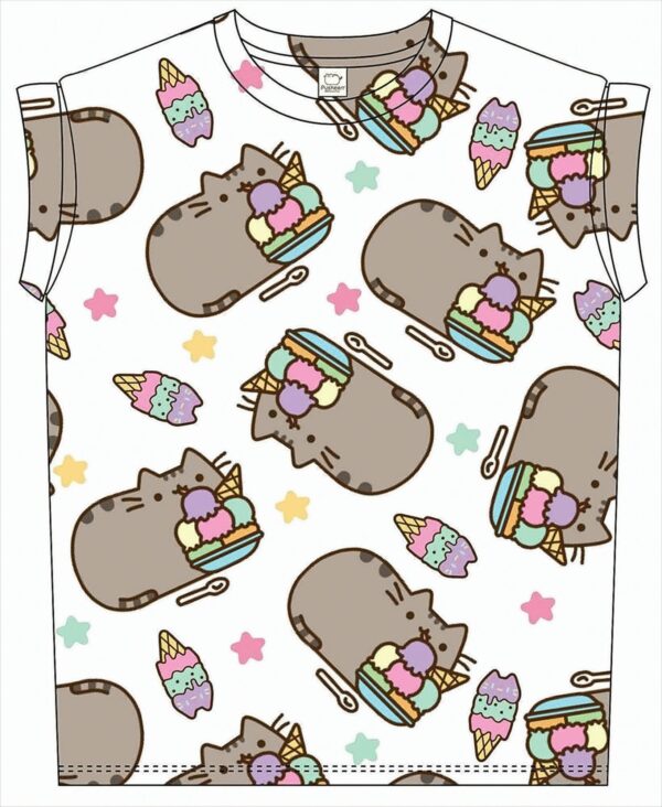 Pusheen Girlie Sublimation T-Shirt Ice Cream M