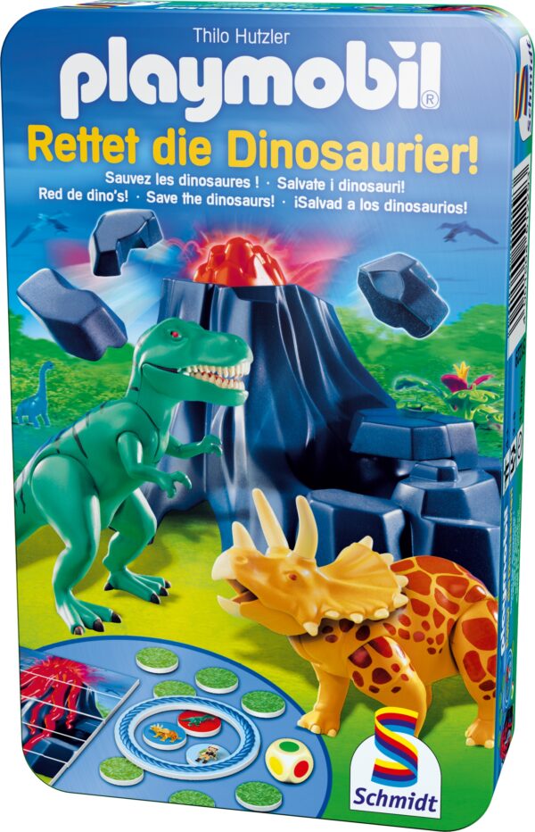 Schmidt Spiele 51229 - Playmobil, Rettet die Dinosaurier!