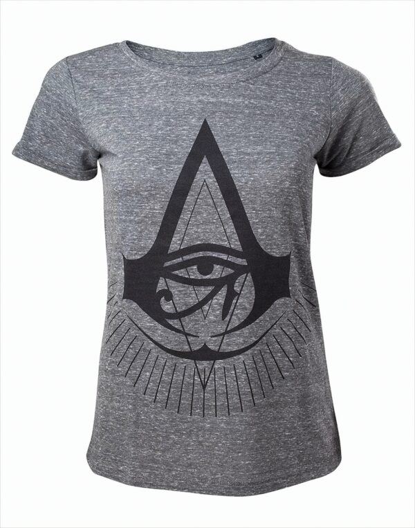 Assassins Creed - Logo Mädchen T-Shirt grau XL