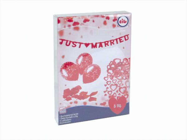 Just Married - Party-Set - 8-teilig