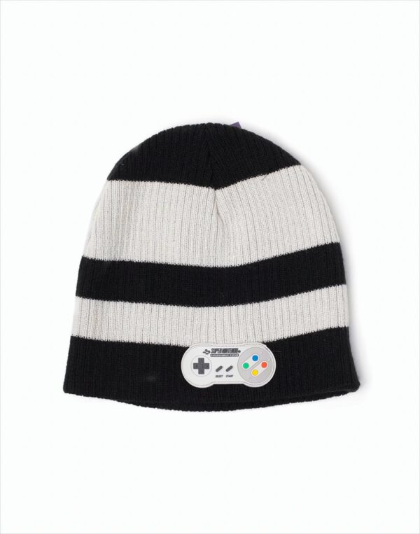 Nintendo - SNES Beanie gestreift