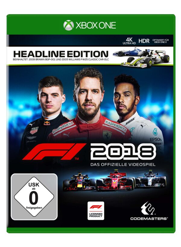 F1 2018 Headline Edition (XONE) (USK)