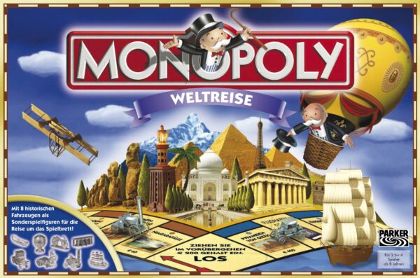 Hasbro 48285100 - Monopoly Weltreise