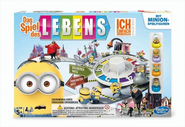 Hasbro Spiele A9016100 - Das Spiel des Lebens Ich - Einfach unverbesserlich, Familienspiel