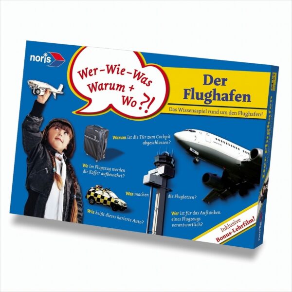 noris 4840 - Flughafen-Lernspiel mit DVD-Film 20 Min.