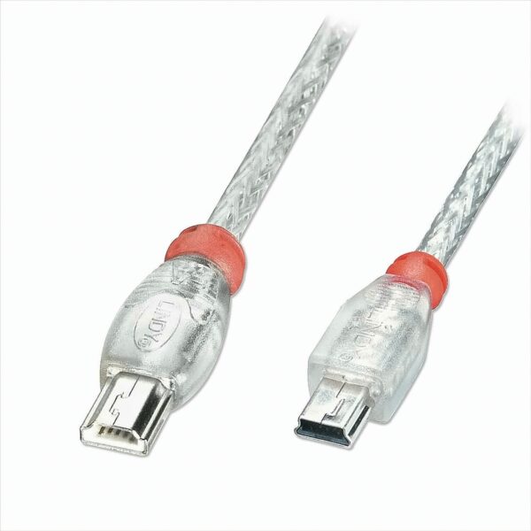 Lindy 31633 USB 2.0 Kabel Typ Mini-A/Mini-B, 1m